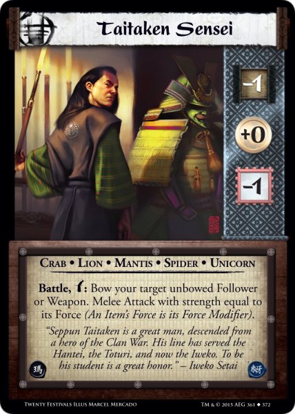 Taitaken Sensei FOIL